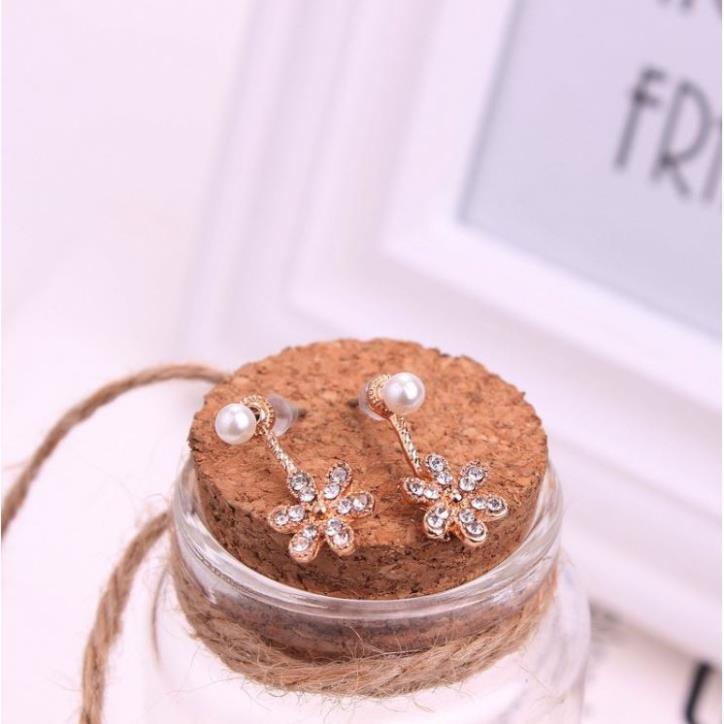 Khuyên hoa tuyết 6 cánh Phong Cách Hàn Quốc i15