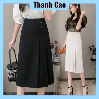 Chân váy công sở dài qua gối