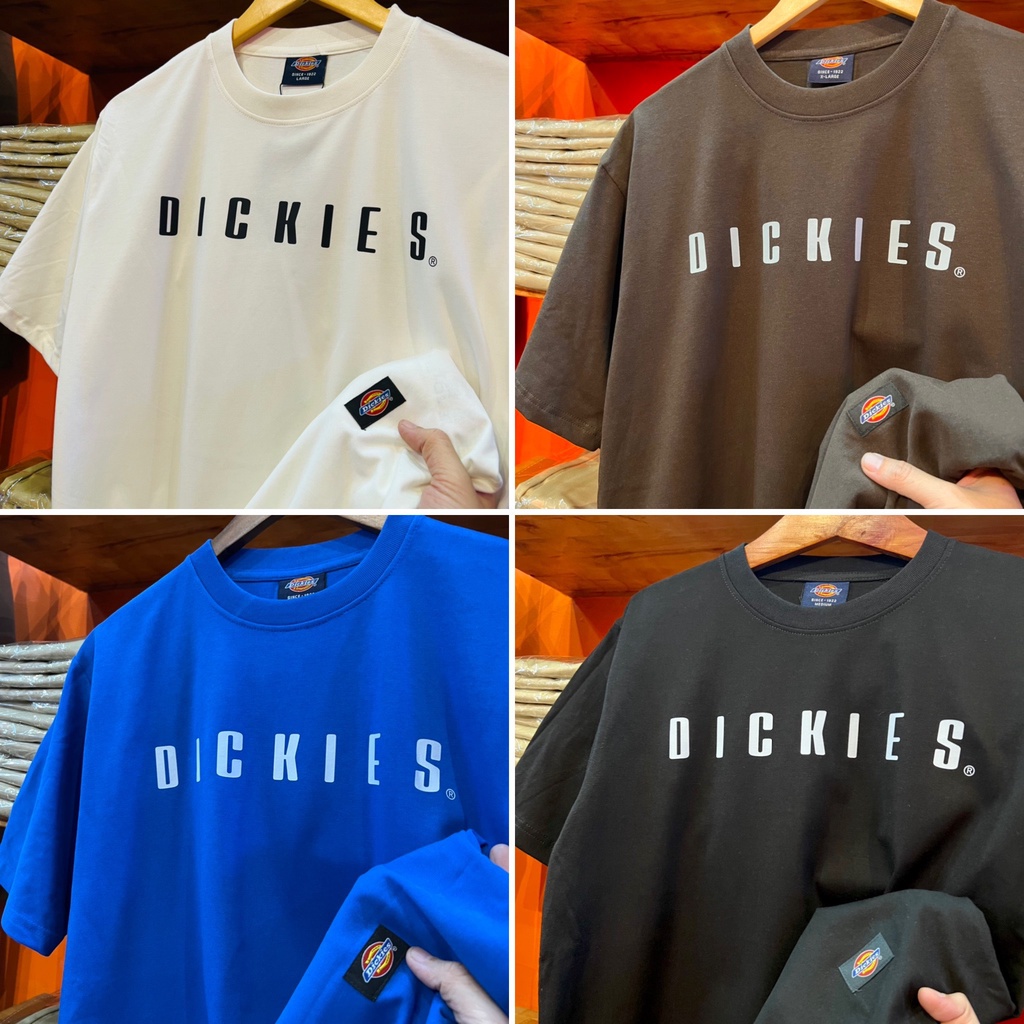 Áo thun Dickies nâu đậm - Teeshirt Dickies Original -  Unisex nam nữ - Cam kết chính hãng.