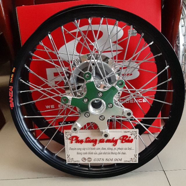 Bánh căm xe WINNER niềng nhôm BANZAI 1.4/1.6 căm đùm mạ crôm  tùy anh em chọn