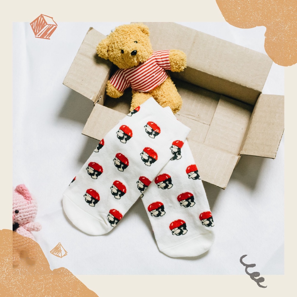 TẤT VỚ CỔ NGẮN NGỘ NGHĨNH PHONG CÁCH NHẬT BẢN