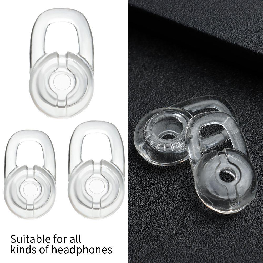 Đệm Tai Nghe Bluetooth Bằng Silicon Mềm Co Giãn Thoải Mái Trong Suốt