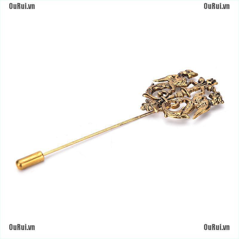 Ghim Cài Áo Hình Sư Tử Cá Tính Cho Nam