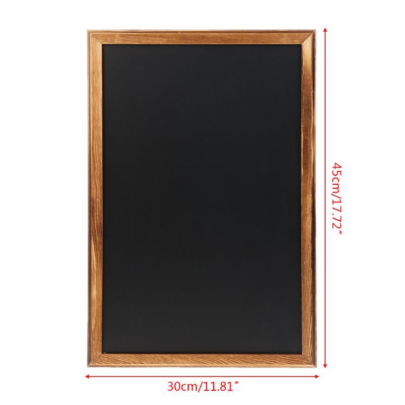 love* Rectangle Hanging Wooden Message Blackboard Chalkboard Wordpad Sign Kids Writing Board