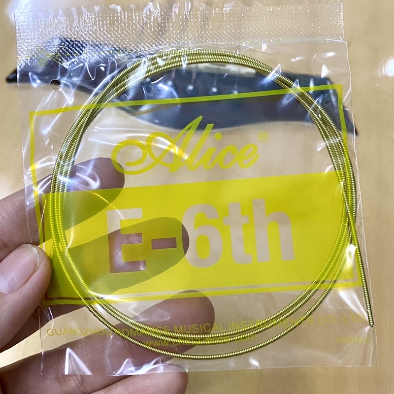 Dây đàn guitar acoustic lẻ Alice A406 từ 1-6, phụ kiện âm nhạc chính hãng