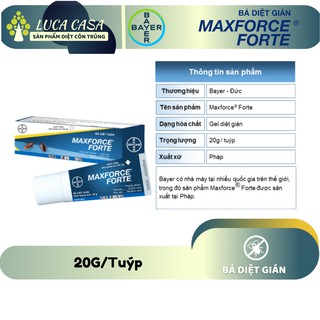 Diệt Gián Maxforce Forte - 20gram - Bayer - Pháp