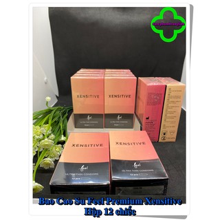 (Che tên sản phẩm) Bao Cao Su Feel Premium Bliss Hộp 12 chiếc