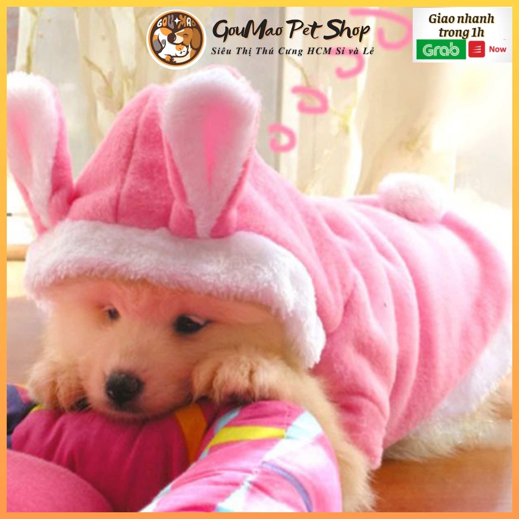 Áo hoodie tai thỏ cho chó - GOUMAO PET