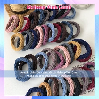 Set 5c Dây buộc tóc chun buộc tóc dày dặn siêu dai chắc phong cách hàn quốc xinh xắn Cami.makeup DBT03