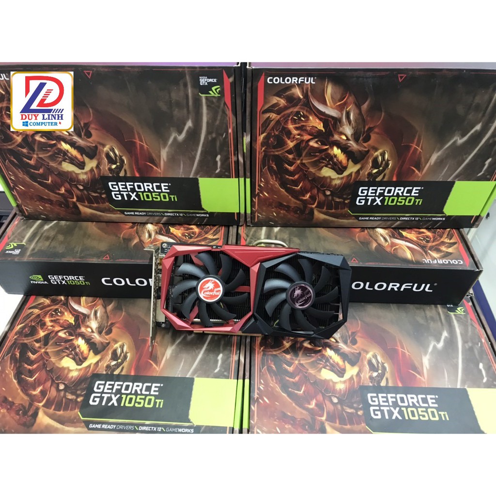 Vga GTX 1050ti 4G Colorful còn bảo hành đến 10/2022