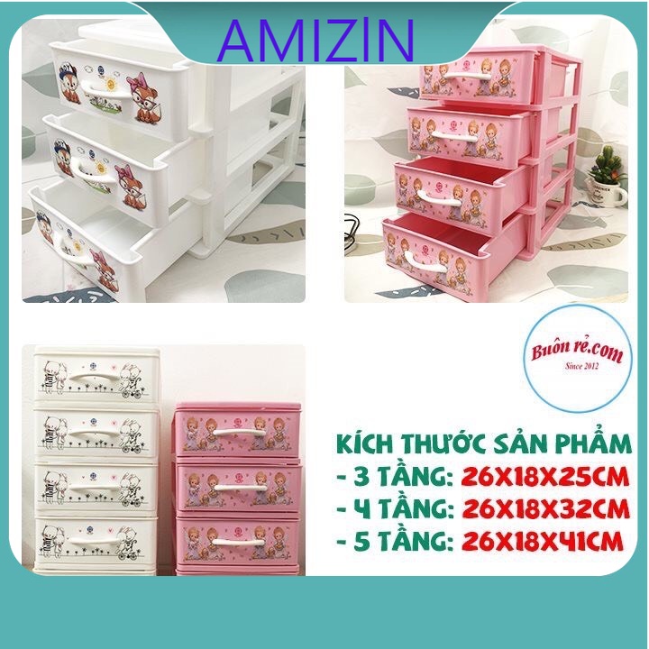 Tủ kệ đa năng đựng đồ để bàn nhỏ gọn 3 tầng 4 tầng 5 tầng việt nhật