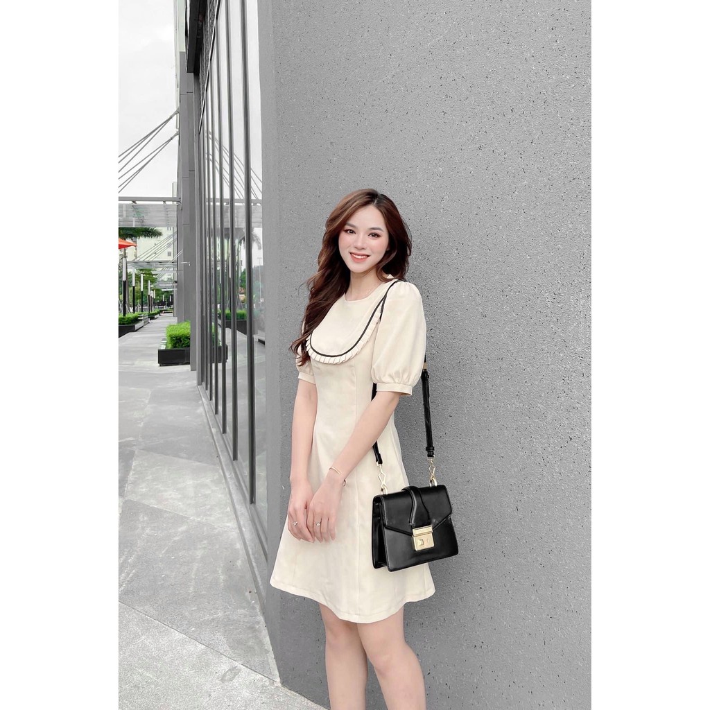 Váy tay bồng, váy nữ công sở.