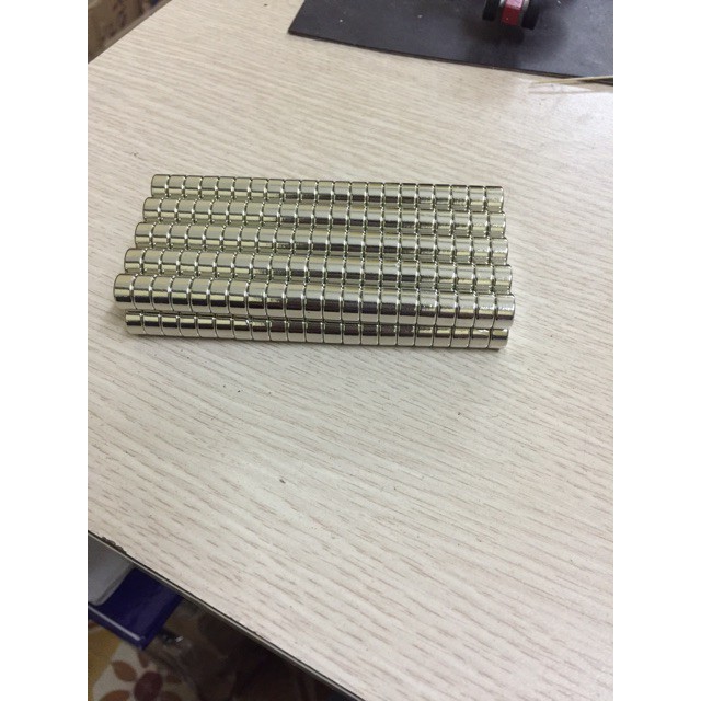 Combo 10 viên nam châm đất hiếm 10x4mm, loại nam châm trắng lựu hút mạnh