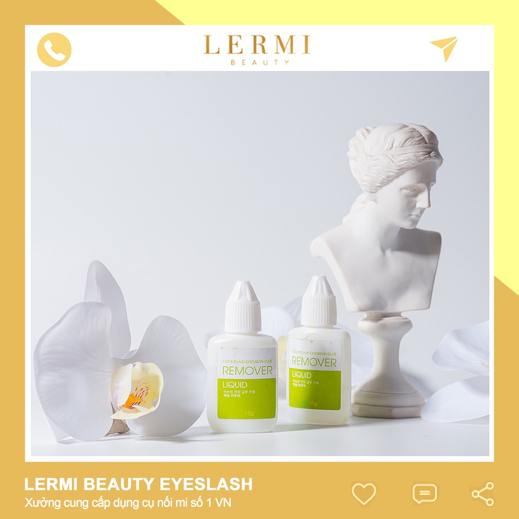 Dụng cụ nối mi Liquid Remover khử dầu trên mi , xóa trắng chân keo .