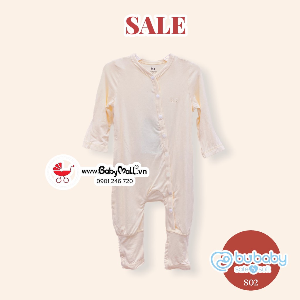 S02 Bodysuit cho bé kèm bao tay chân Bu baby TRƯNG BÀY KHÔNG HỘP