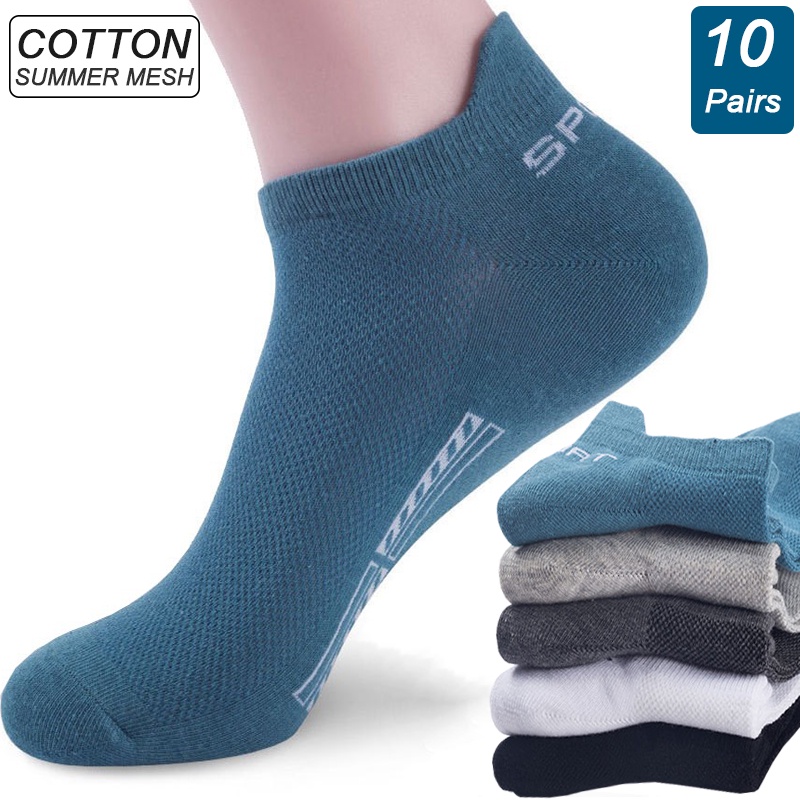 10 Chiếc vớ thể thao bằng cotton thoáng khí dành cho nam