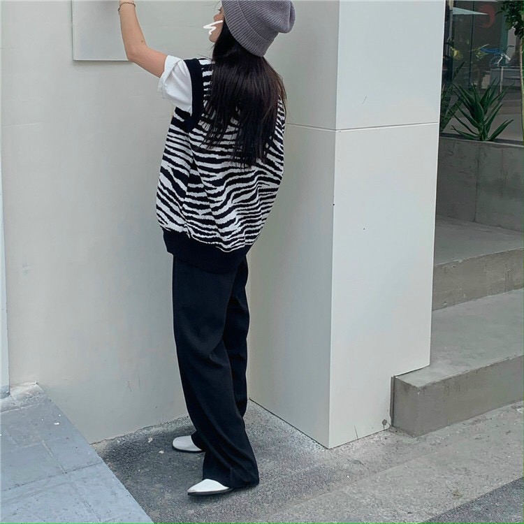 Áo Thun GILE Xuân Hè Loang Ngựa Vằn Form Rộng Unisex Ulzzang (không kèm áo sơ mi) AT14