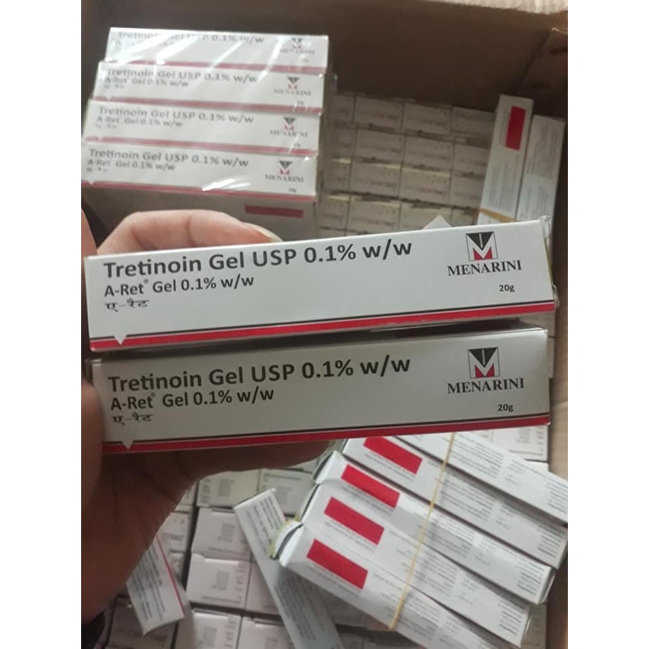 Tretinoin MENARINI Gel USP 0.1% - Gel hỗ trợ giảm mụn, chống lão hóa