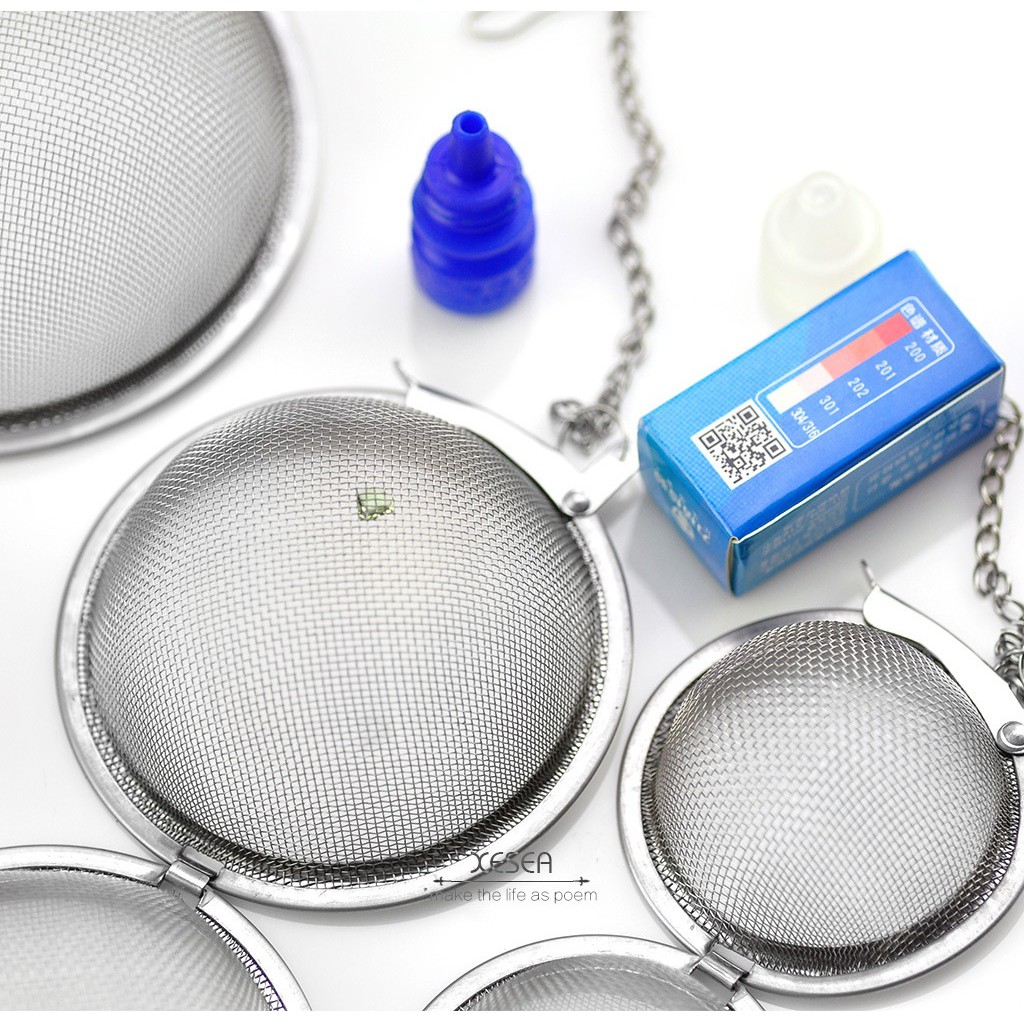 Dụng cụ lọc trà thả ấm inox 304