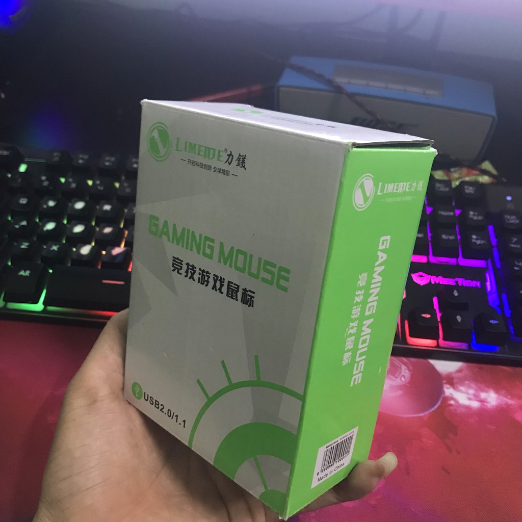 Chuột máy tính, chuột chơi Game, chuột Gaming chuột máy tính có dây chuyên Game có led 7 màu - V7