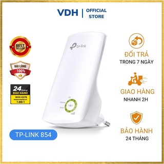 Bộ kích sóng wifi Repeater Cao cấp TP-Link TL-WA854RE chuẩn N 300Mbps ( Cục mở rộng thu và phát wifi ) cực mạnh