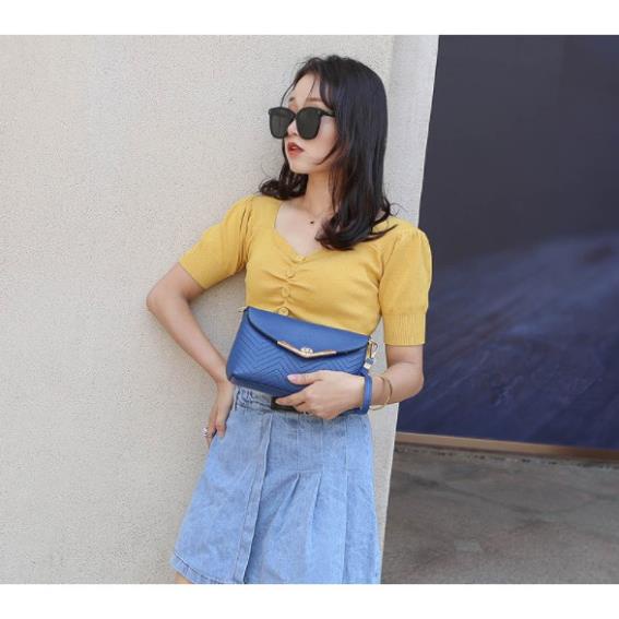 [FreeShip] [Ảnh thật] Túi xách nữ da mêm nhiều ngăn thời trang giá rẻ MV118