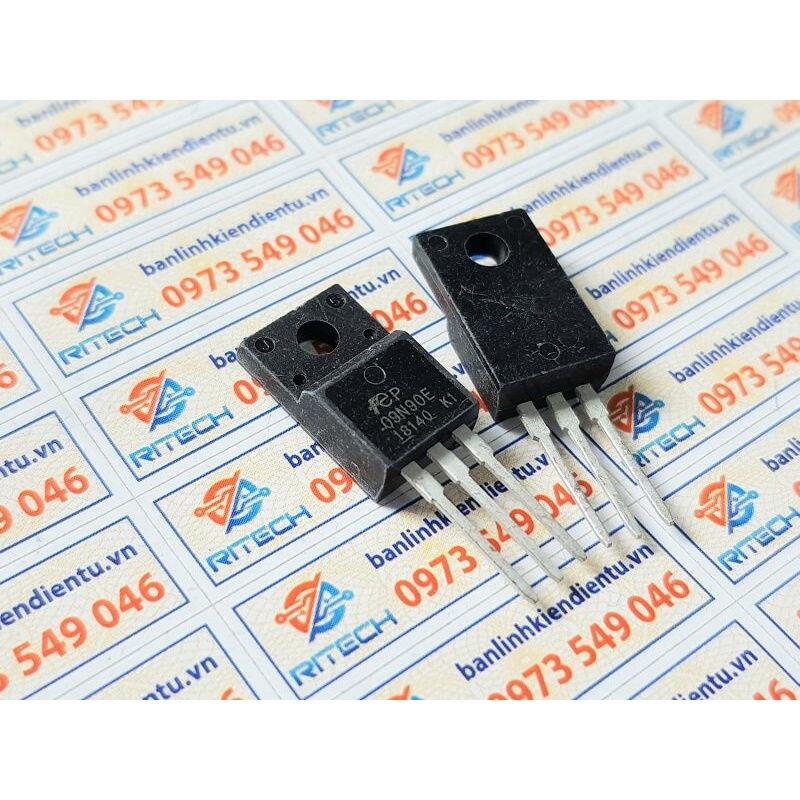 [Combo 3 chiếc] 09N90E Mosfet Kênh-N 9A/900V TO-220