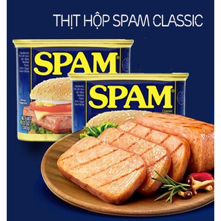 THỊT HỘP SPAM CLASSIC MỸ - Date 7/2022