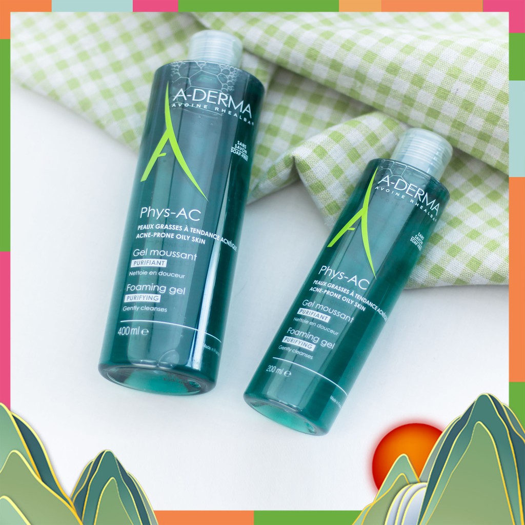 Sữa Rửa Mặt A-Derma Gel Moussant Purifiant Phys-Ac | BigBuy360 - bigbuy360.vn