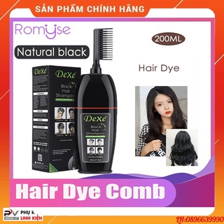 Lược nhuộm tóc thông minh - lượt chải nhuộm tóc đen - dầu gội nhuộm tóc bạc