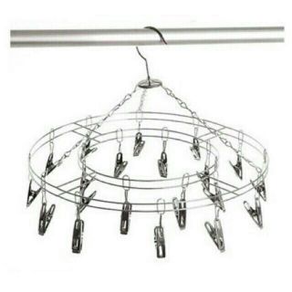Móc tròn inox phơi đồ cho bé