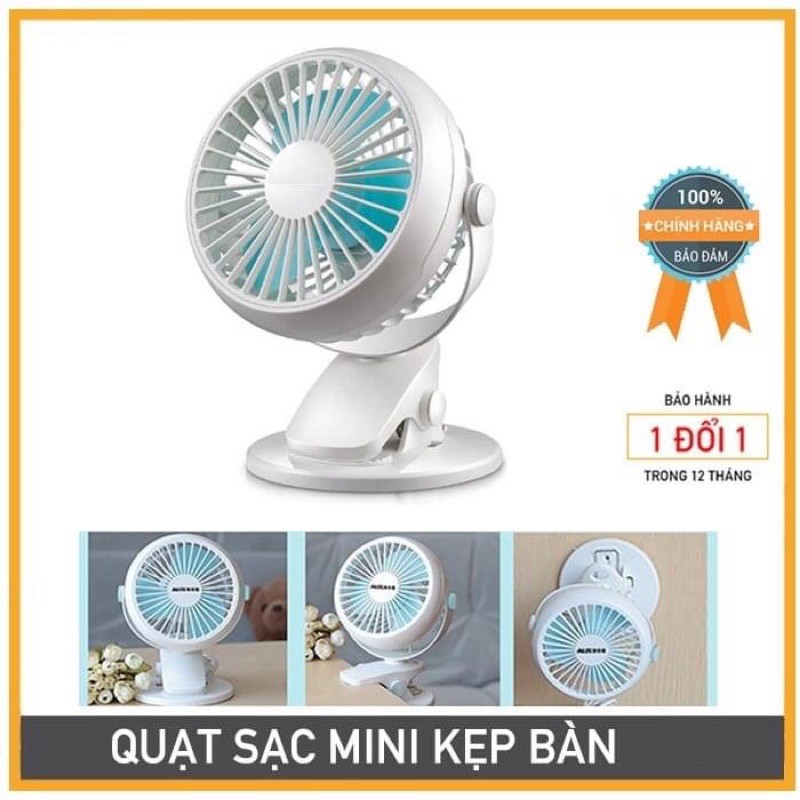 Quạt kẹp tích điện Meckey-806A