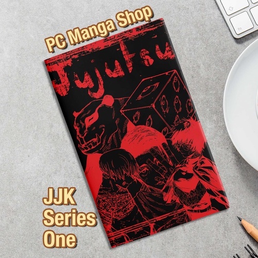 Bìa Handmade Chú Thuật Hồi Chiến - Jujutsu Kaisei - Màu Nâu - Series One - PC Manga