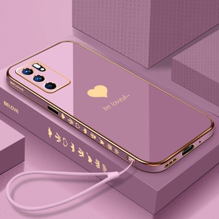 Ốp Điện Thoại Silicon Mềm Hình Vuông Mạ Viền Sang Trọng Cho oppo reno5 5PRO RENO6 6PRO RENO6Z RENO7 RENO7 PRO