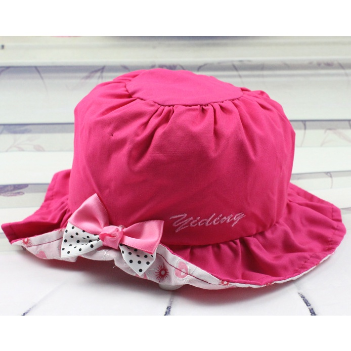 Mũ Rộng Vành Che Nắng Dễ Thương Công Chúa Dành Cho Bé Gái 1-3 Tuổi
