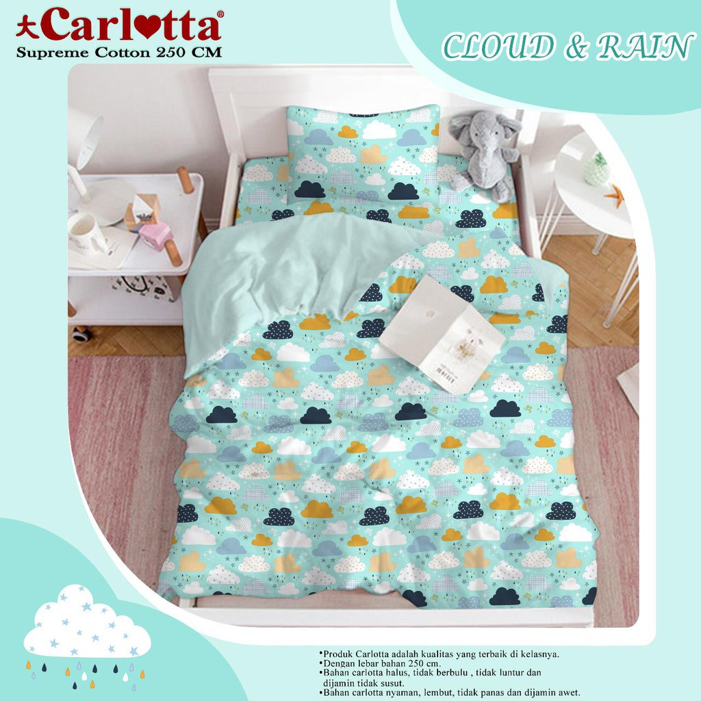 Ga Trải Giường Vải Lanh Cotton Chống Mưa Chống Rối Hình Đám Mây