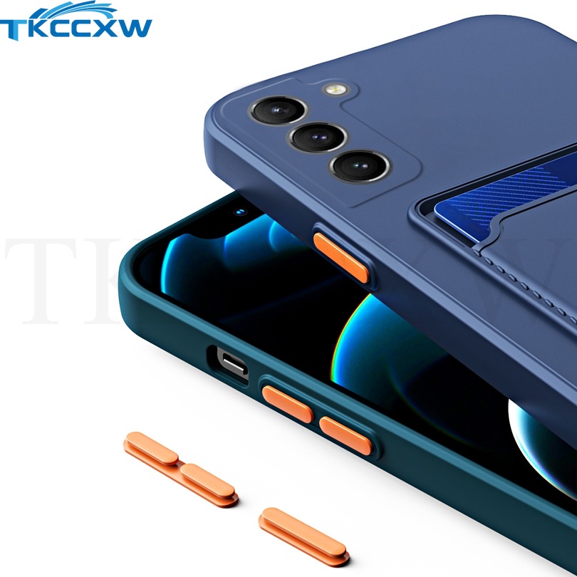 Ốp Điện Thoại TPU Silicon Mềm Dạng Ví Đựng Thẻ Cho Samsung Galaxy Note 20 Ultra Note10+ 10p