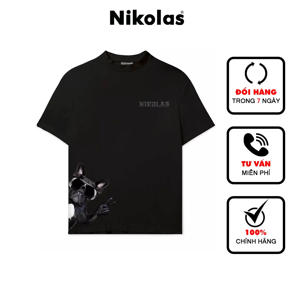 Áo thun Unisex Nikolas 100% Cotton D3VIP PREMIMUM