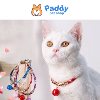 Vòng Cổ Chuông Họa Tiết Nhật Bản Cho Chó Mèo