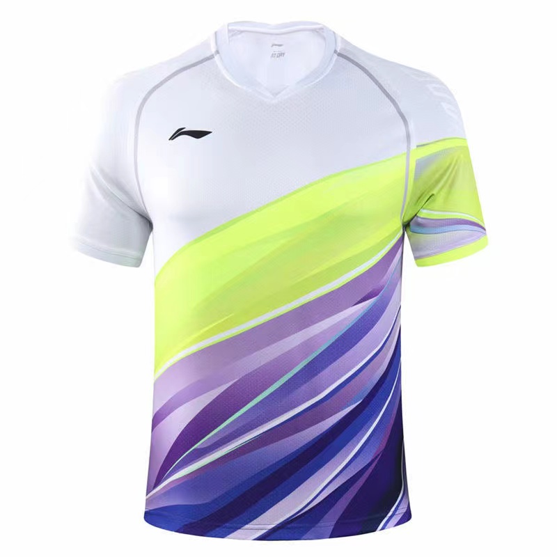 Li Ning Áo Thể Thao Cầu Lông Tay Ngắn Nhanh Khô Cho Nam Và Nữ