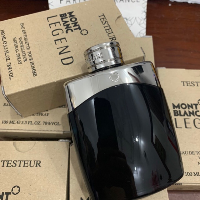 Nước hoa nam tester mont blanc legend 100ml (hộp tester như hình, tặng 1 vials)