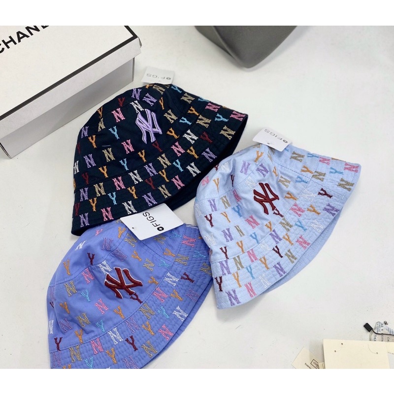 Mũ Bucket phối màu logo thêu đẹp (mang được 2 mặt)