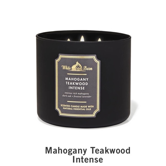 Nến thơm MAHOGANY TEAKWOOD INTENSE .