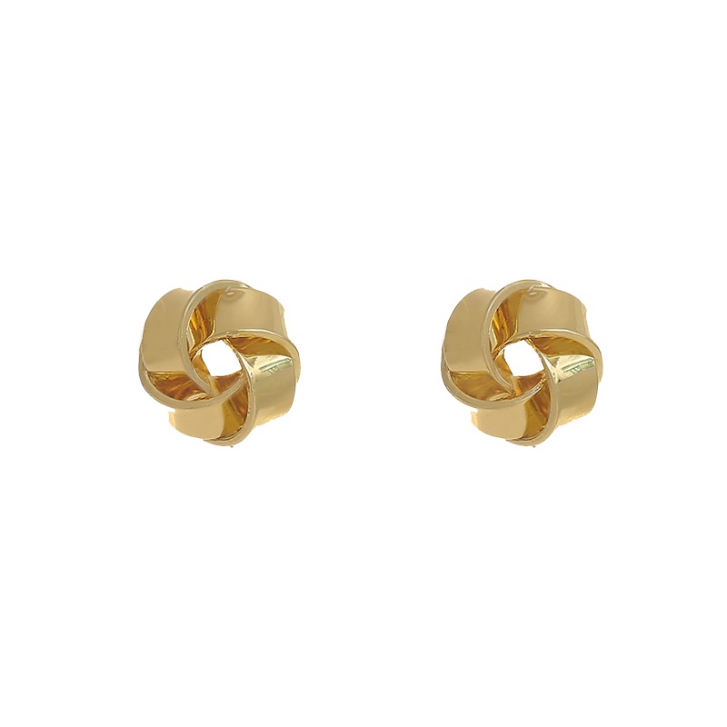 Bông Tai Mạ Bạc 925 Kiểu Dáng Đơn Giản Phong Cách Retro
