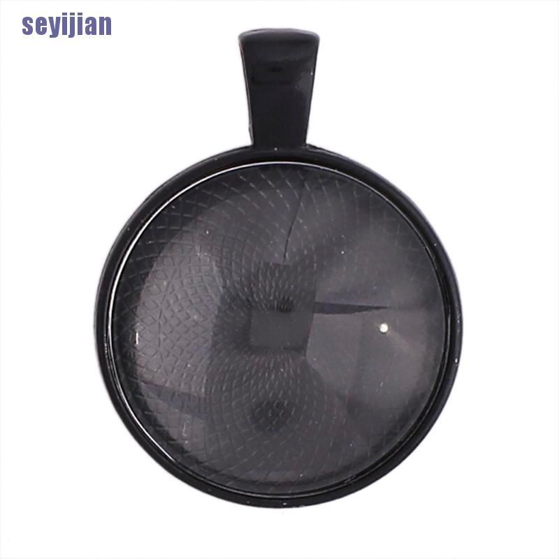 Set 80 Mặt Dây Chuyền Tròn Bằng Thủy Tinh Cabochon 8 Màu Sắc Làm Trang Sức Thủ Công