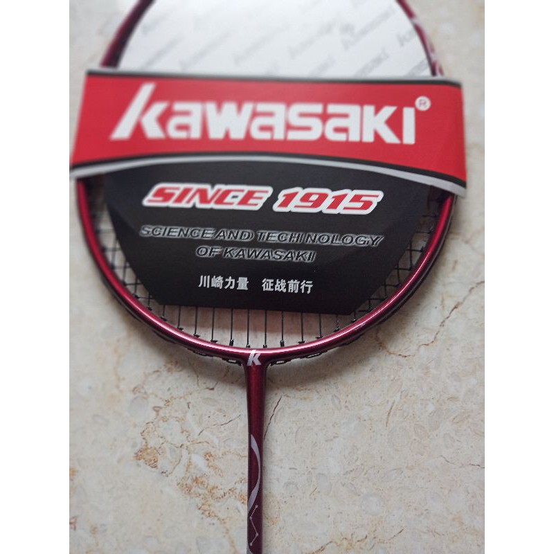 VỢT CẦU LÔNG KAWASAKI Khung crom tặng cuồn cán +túi vợt