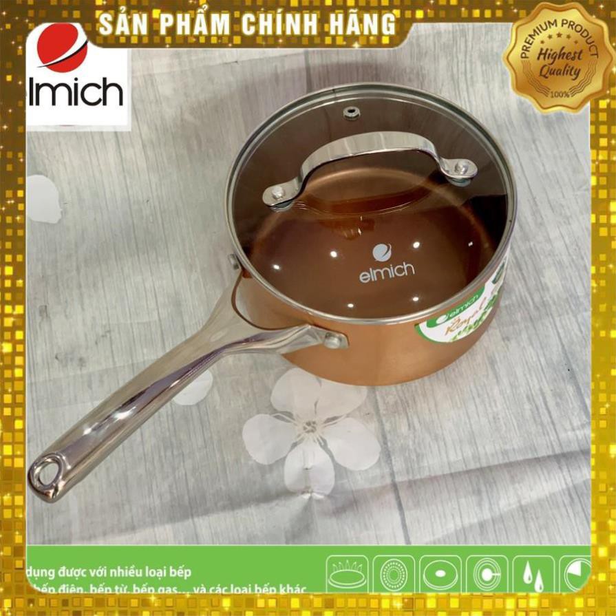 Quánh nấu bột inox Elmich dùng từ size 14-16cm