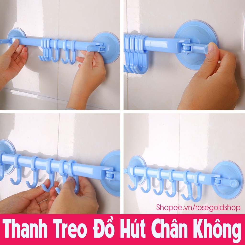 Thanh Treo Đồ Nhà Tắm, Nhà Bếp Hút Chân Không