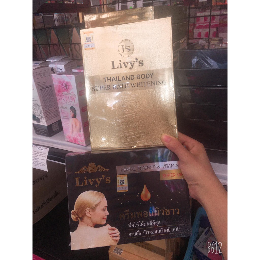 [Cam Kết Chính Hãng] Ủ Trắng Livy Đen / Vàng Thái Lan | BigBuy360 - bigbuy360.vn