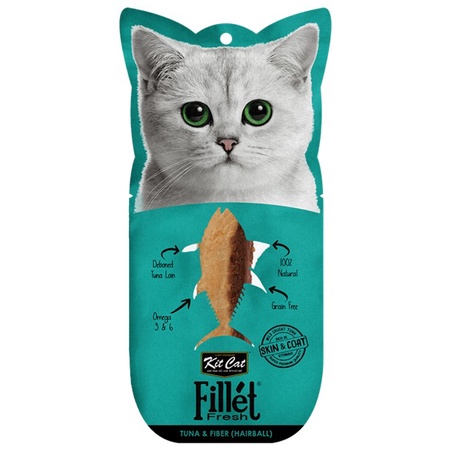 Thịt Phi Lê Cá và Gà KitCat Fillet Cho Mèo 30g